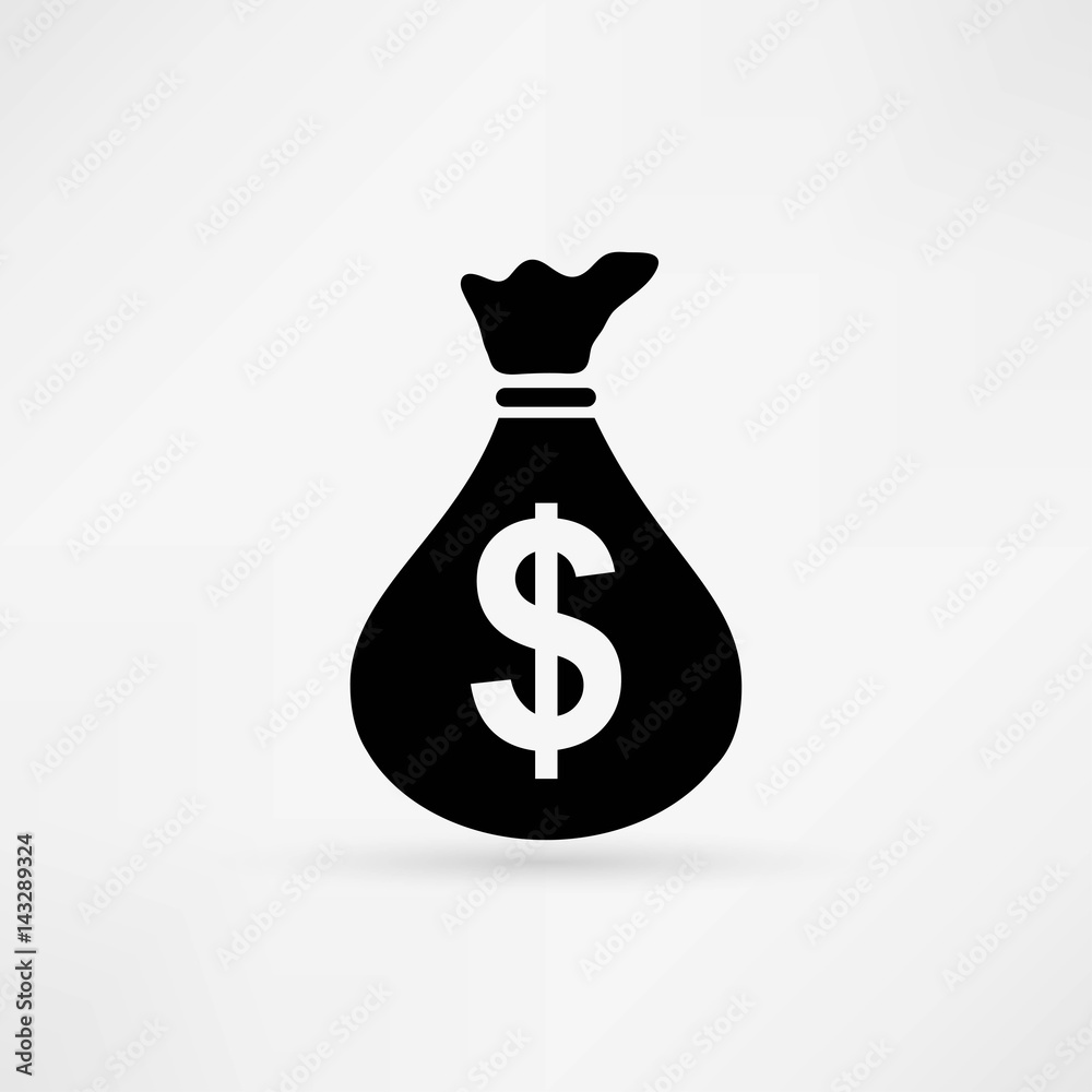 Money Bag Icon Vector
