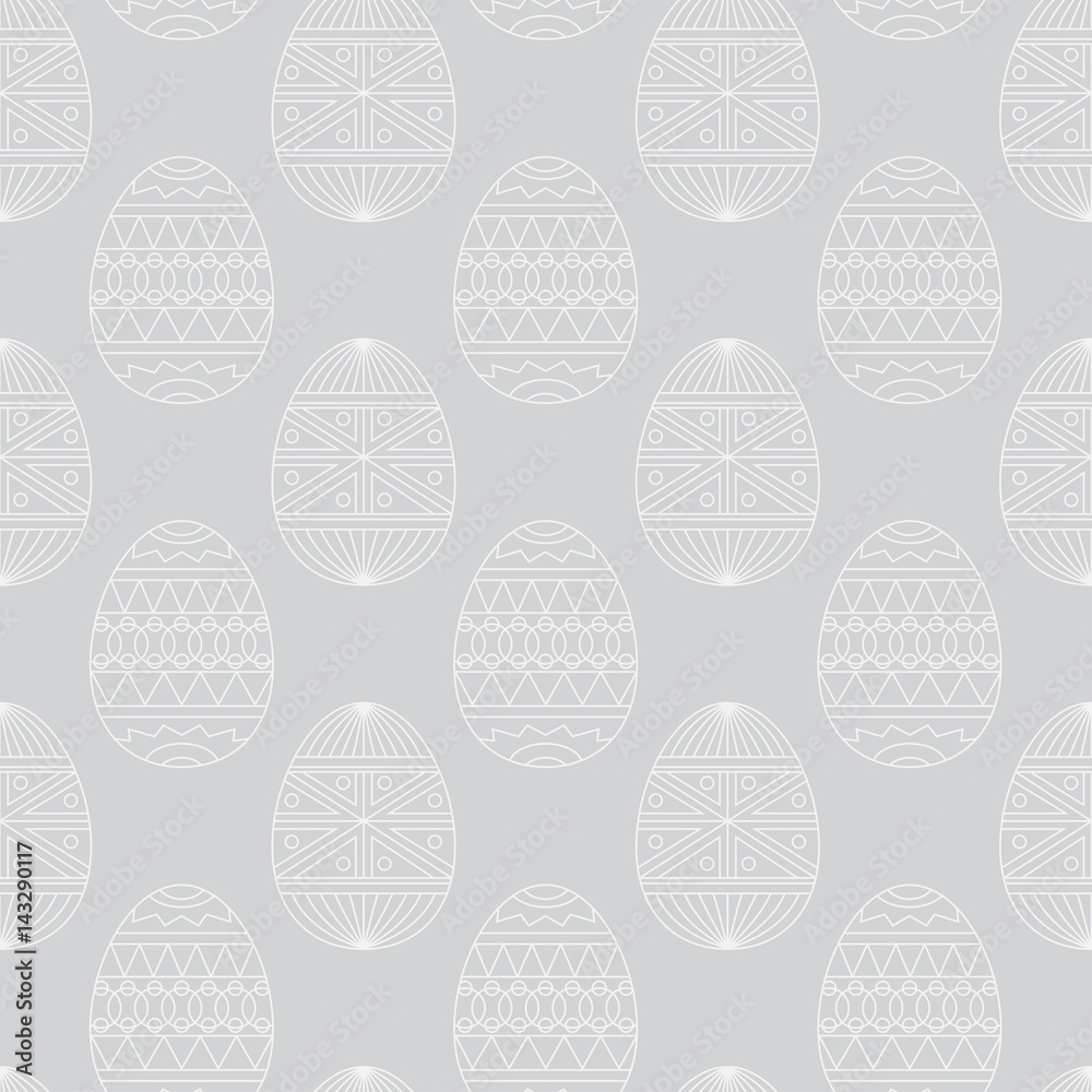Easter eggs seamless pattern Easter eggs seamless pattern