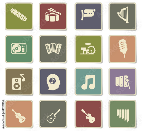 music icon set