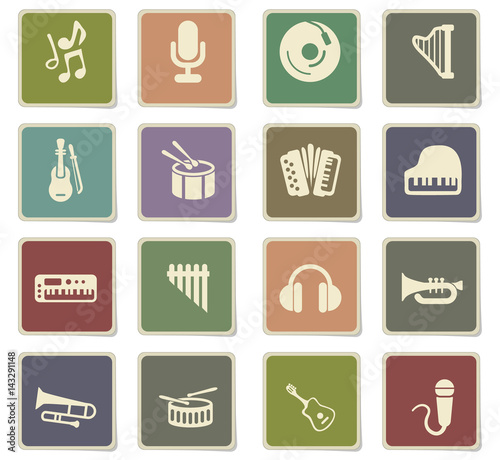 music icon set