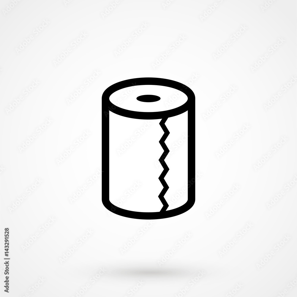 toilet paper icon, Vector illustration style toilet paper icon, Vector illustration style