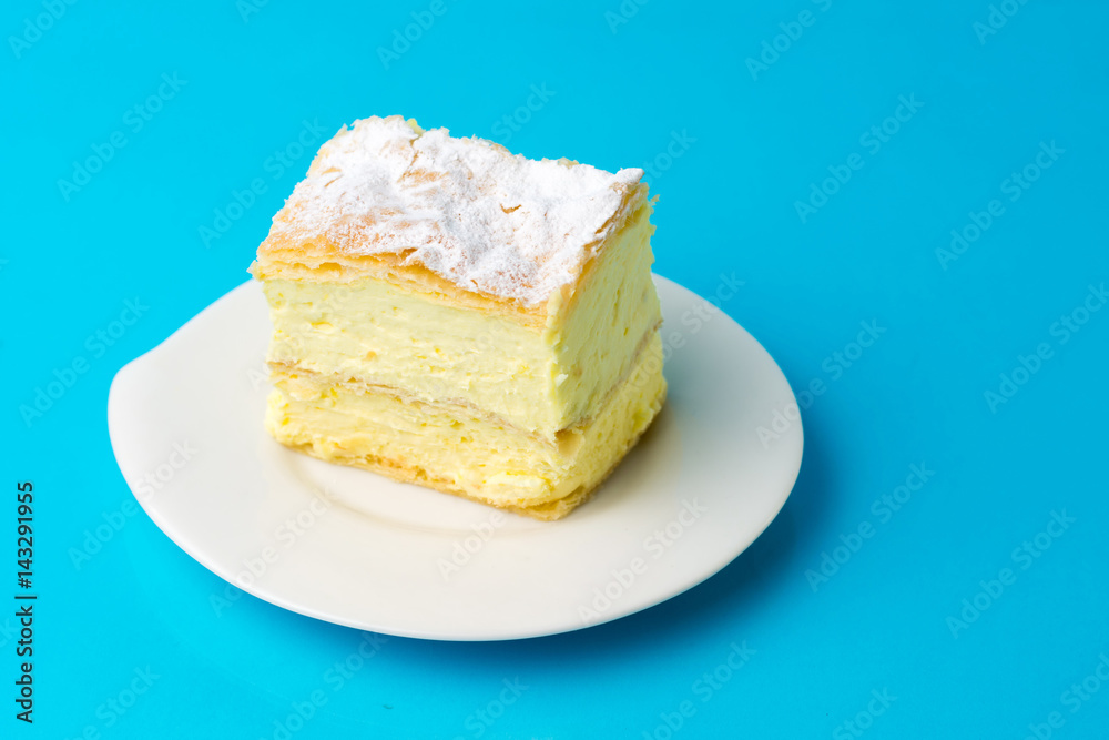 Italian cremeschnitte sweet cream pie Italian cremeschnitte sweet cream pie
