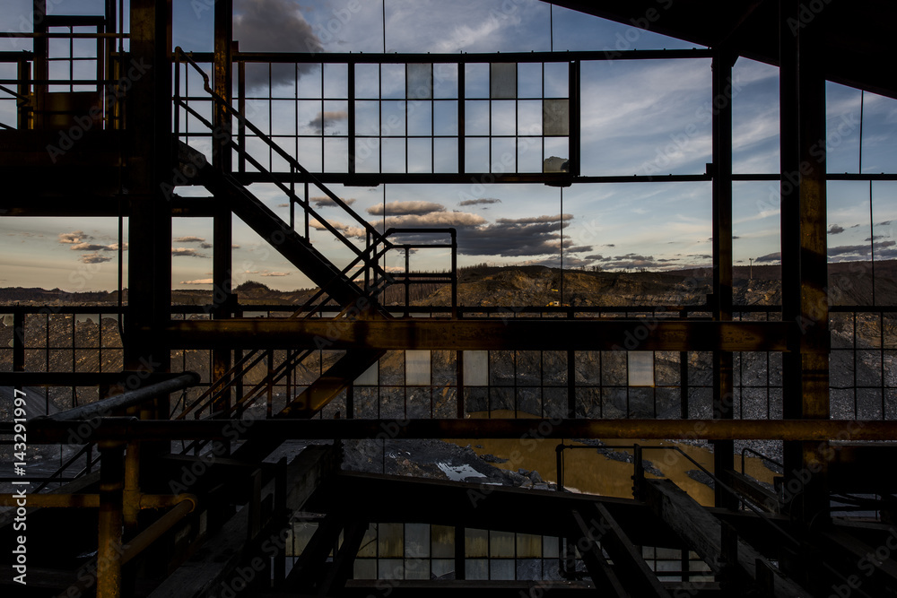 Obraz premium Abandoned St. Nicholas Coal Breaker - Pennsylvania