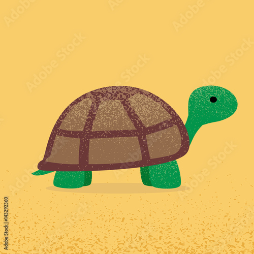 Modern Flat Design Turtle EPS10