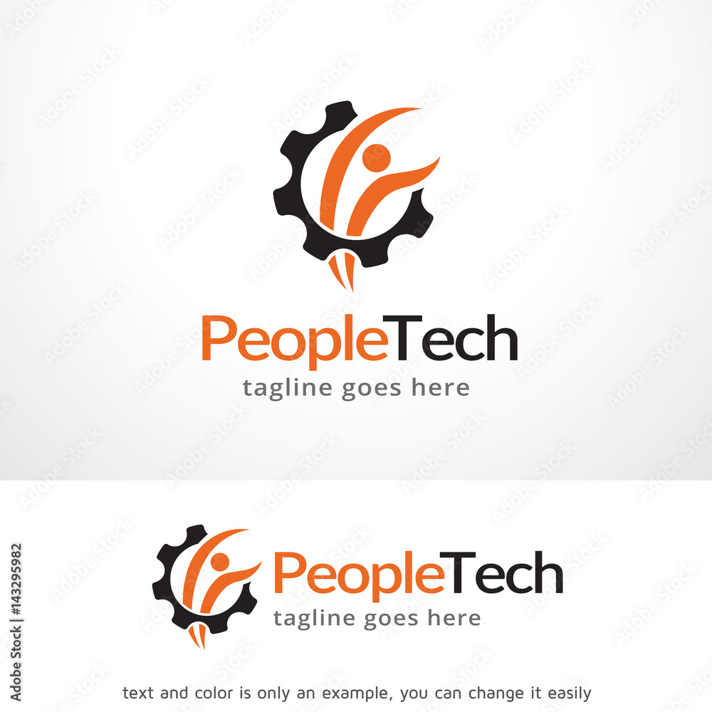 People Tech Logo Template Design Vector, Emblem, Design Concept, Creative Symbol, Icon People Tech Logo Template Design Vector, Emblem, Design Concept, Creative Symbol, Icon
