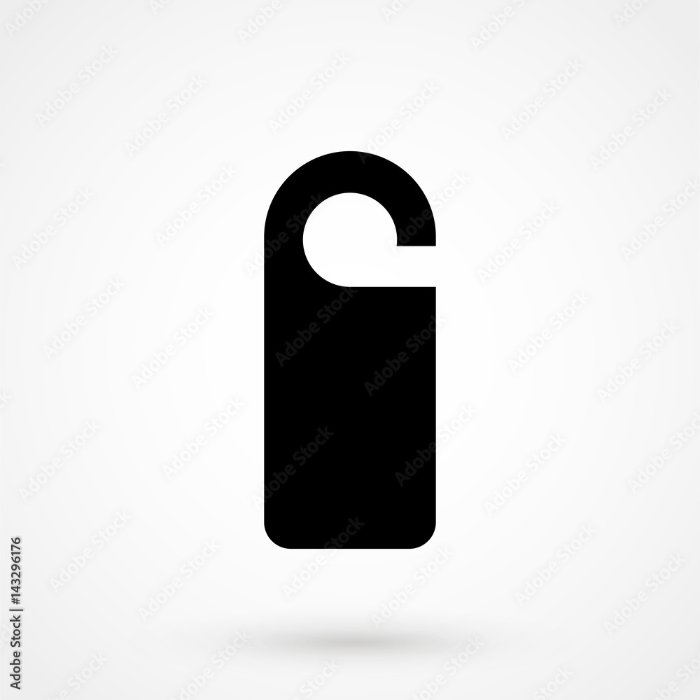 Do not disturb vector sign Do not disturb vector sign