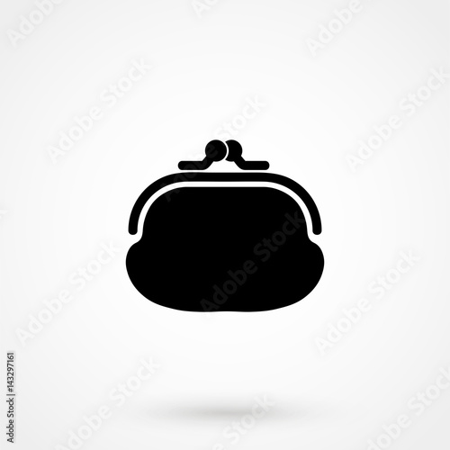 Wallet icon vector