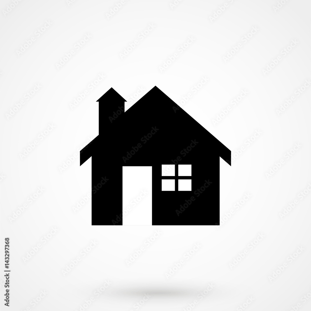 Small house. Icon Vector Small house. Icon Vector