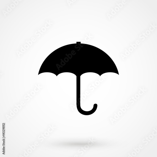 umbrella Icon vector flat design photo