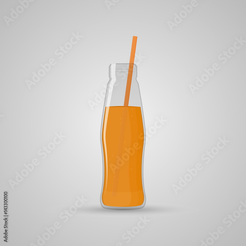 juice bottle orange