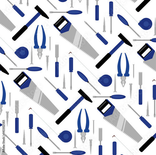 Building tools vector pattern