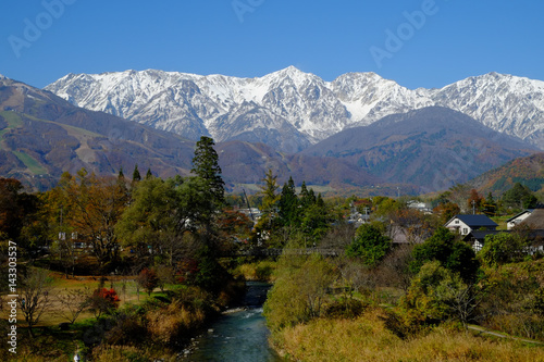 長野県 白馬村 大出公園からの撮影