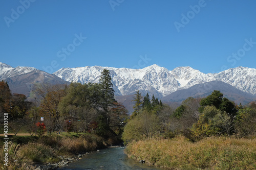 長野県 白馬村 大出公園からの撮影