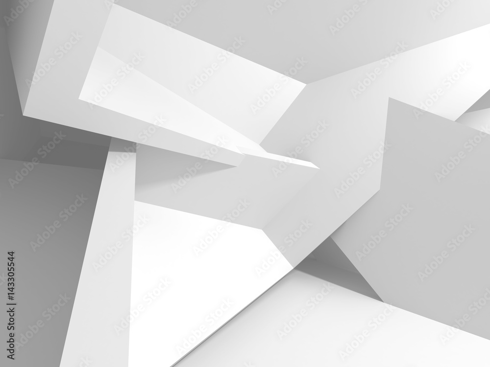 Abstract Modern White Architecture Background Abstract Modern White Architecture Background