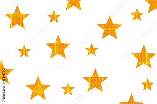 White background with yellow and orange checkered stars