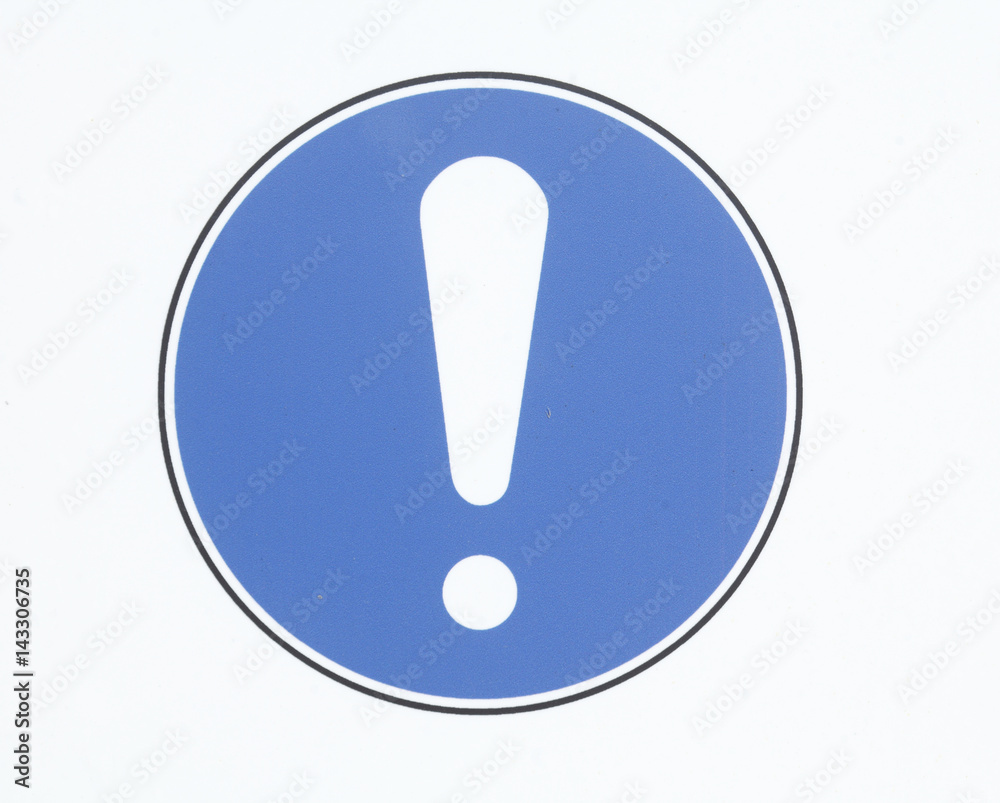Schild Ausrufezeichen Schild Ausrufezeichen