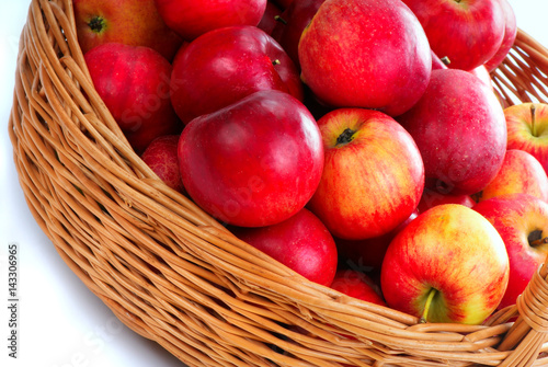 Basket with red apples - 2