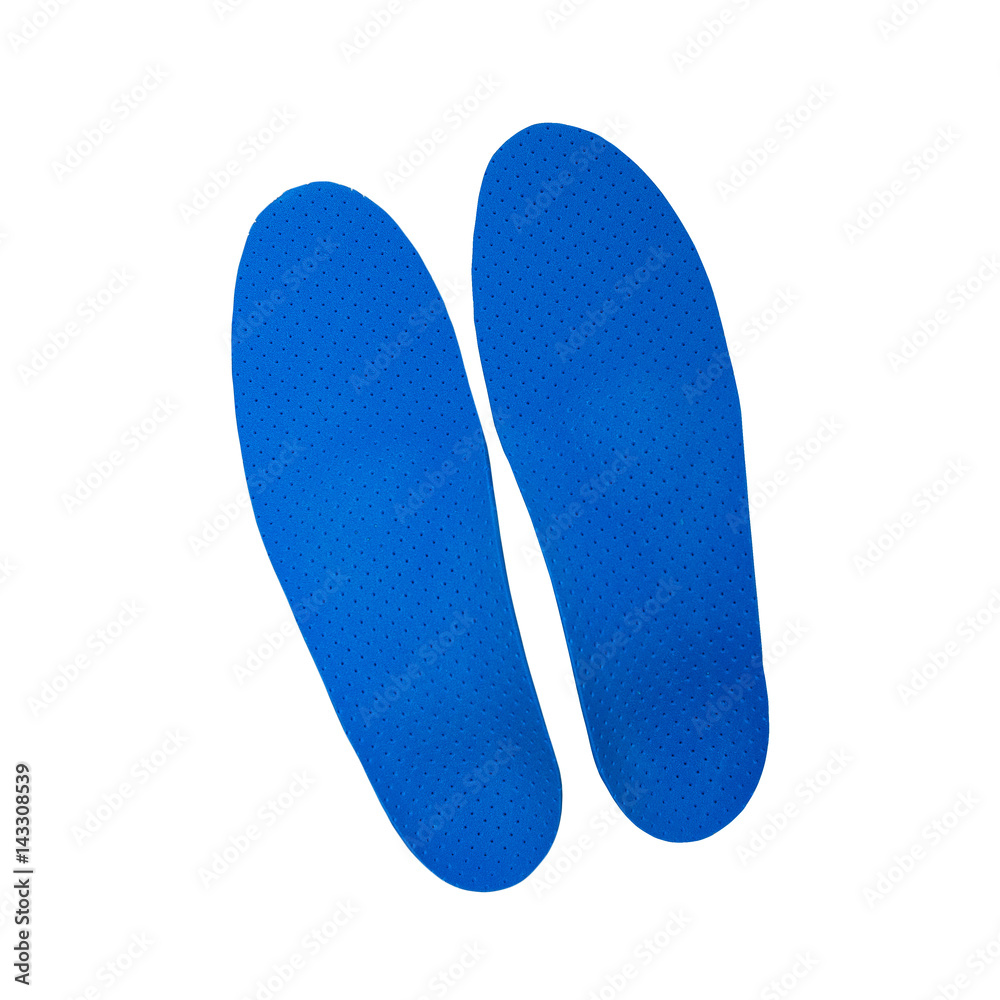 orthopedic insoles on white background orthopedic insoles on white background