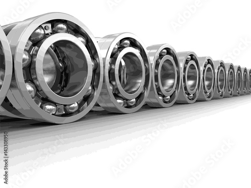 Bearings. Image with clipping path