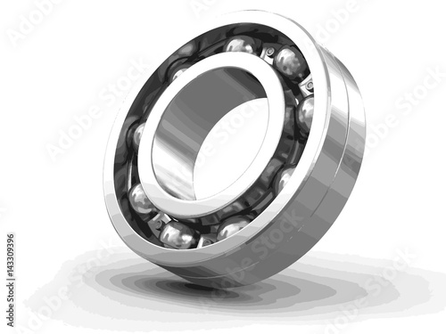 Bearings. Image with clipping path