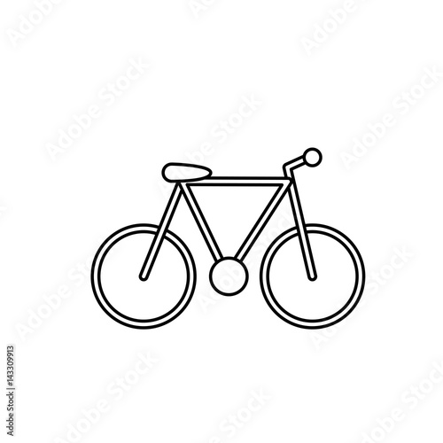 bicycle vehicle isolated icon vector illustration design