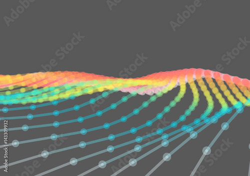 Abstract technology and engineering background with original organic elements. Vector illustration
