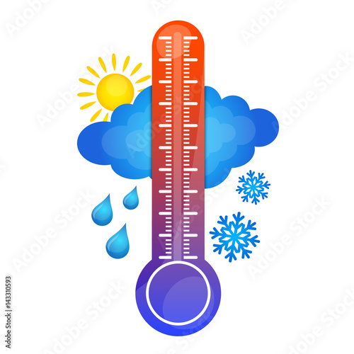 Symbol of temperature change