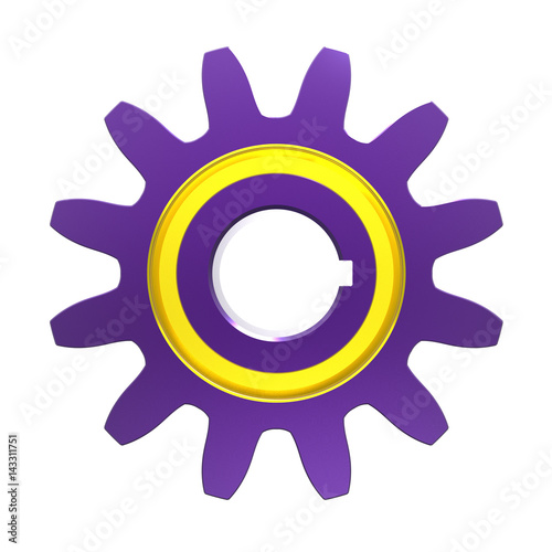3D model of gear transmission element