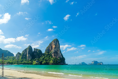 Railay West beach in Ao Nang, Krabi Thailand © Netfalls