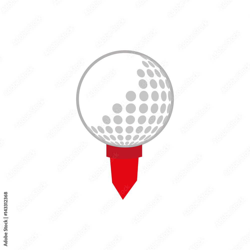 golf sport ball isolated icon vector illustration design golf sport ball isolated icon vector illustration design