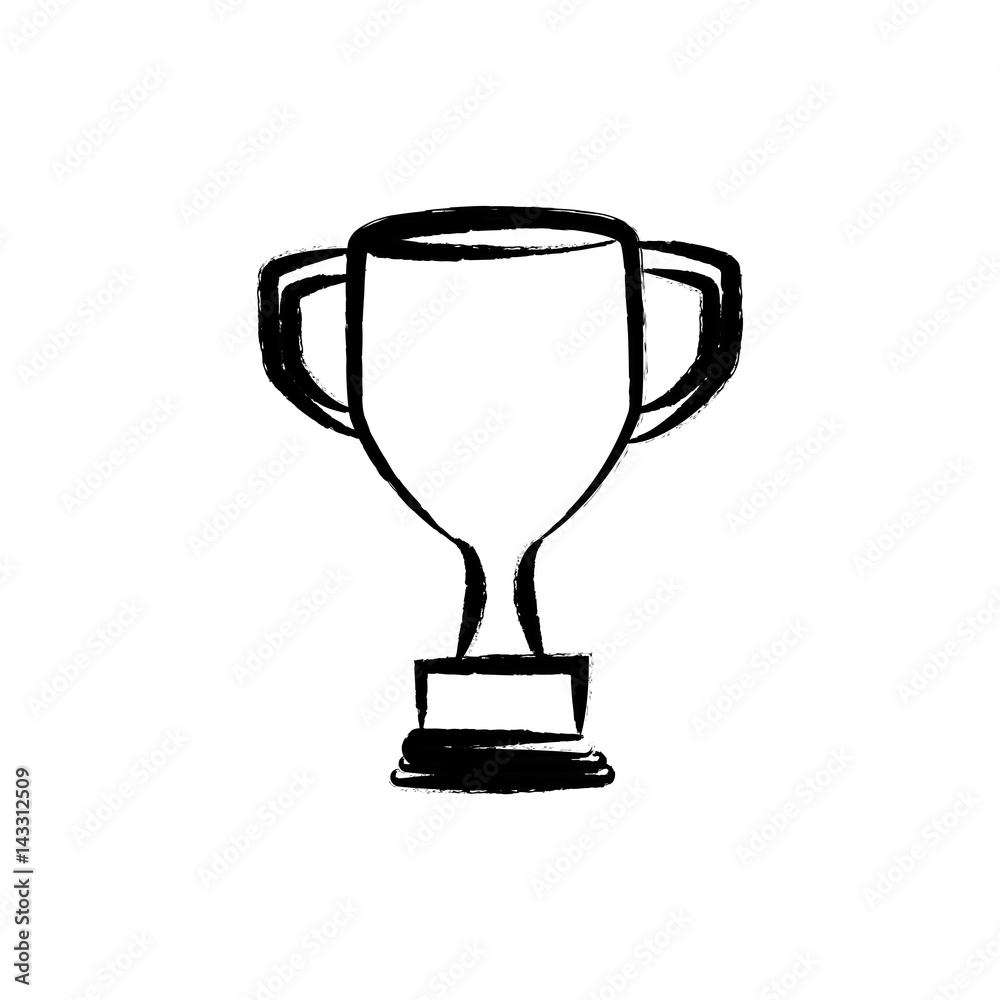 trophy cup isolated icon vector illustration design trophy cup isolated icon vector illustration design