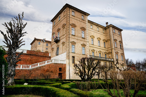 Castle of Govone in Piedmont, Italy photo