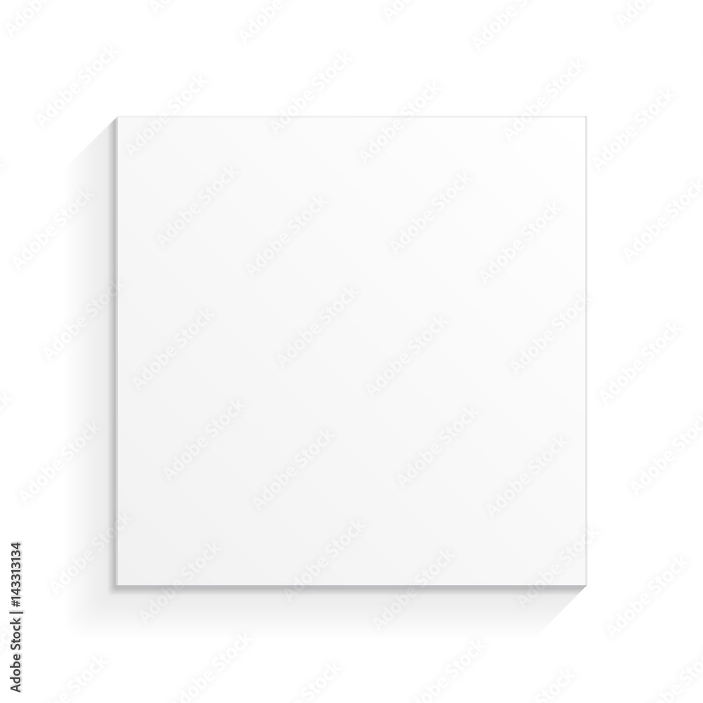 White Product Cardboard Package Box. Top View. Illustration Isolated On White Background. Mock Up Template Ready For Your Design. Vector EPS10 White Product Cardboard Package Box. Top View. Illustration Isolated On White Background. Mock Up Template Ready For Your Design. Vector EPS10