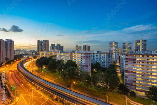 Singapore mass rapid train (MRT) Buona Vista station. The MRT has 106 stations and is the second-oldest metro system in Southeast Asia.