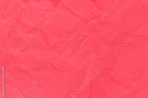 red crumpled paper texture background