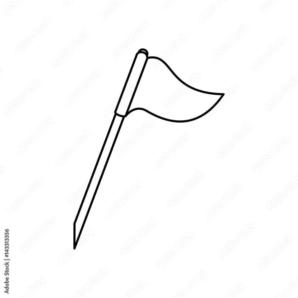 sport flag isolated icon vector illustration design sport flag isolated icon vector illustration design