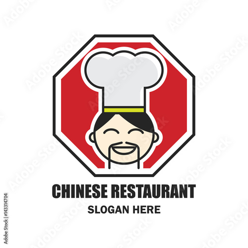 chinese restaurant   chinese food logo with text space for your slogan   tagline  vector illustration