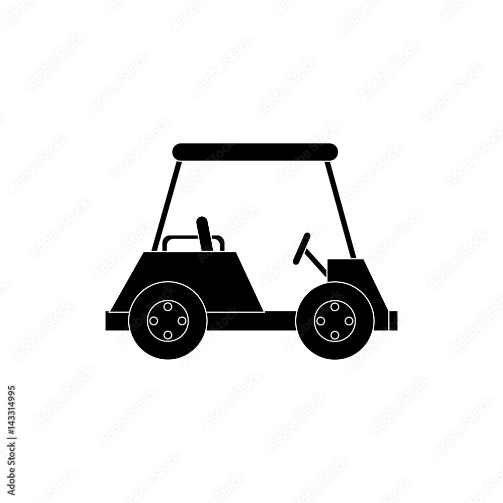 golf cart isolated icon vector illustration design golf cart isolated icon vector illustration design