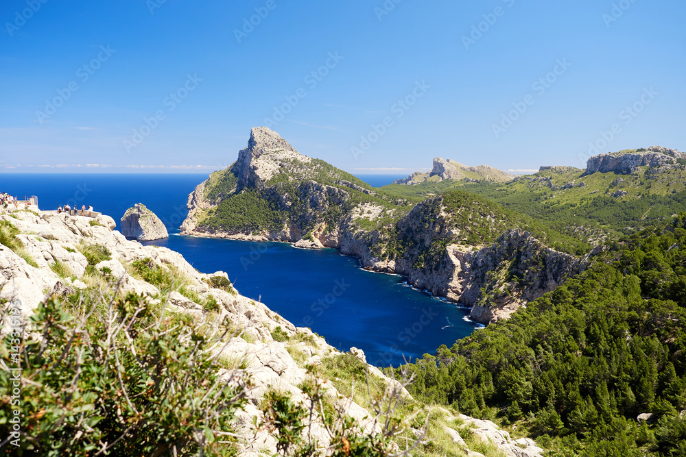 Fototapeta premium Mallorca: Mirador es Colomer (Formentor)