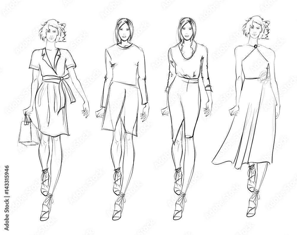 SKETCH. fashion girls SKETCH. fashion girls