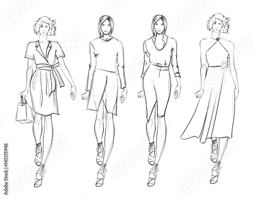 SKETCH. fashion girls
