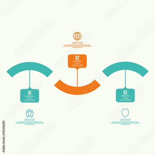 Comparative chart with banner for presentation, informative forms. Infographic option. Info chart Process step by step. Text box infographics report template layout. Vector illustration. Timeline