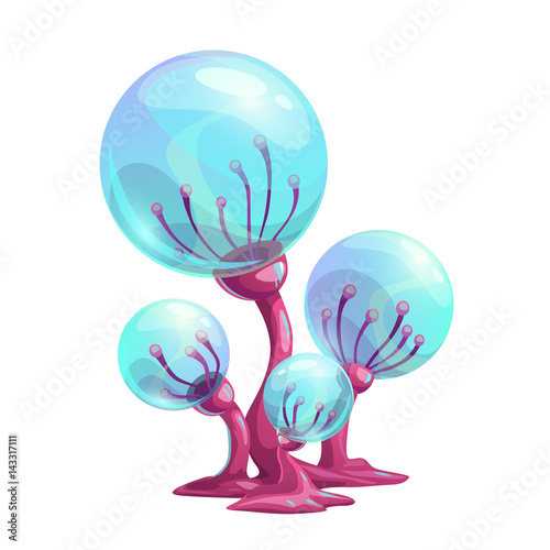 Fantasy cartoon mushroom.