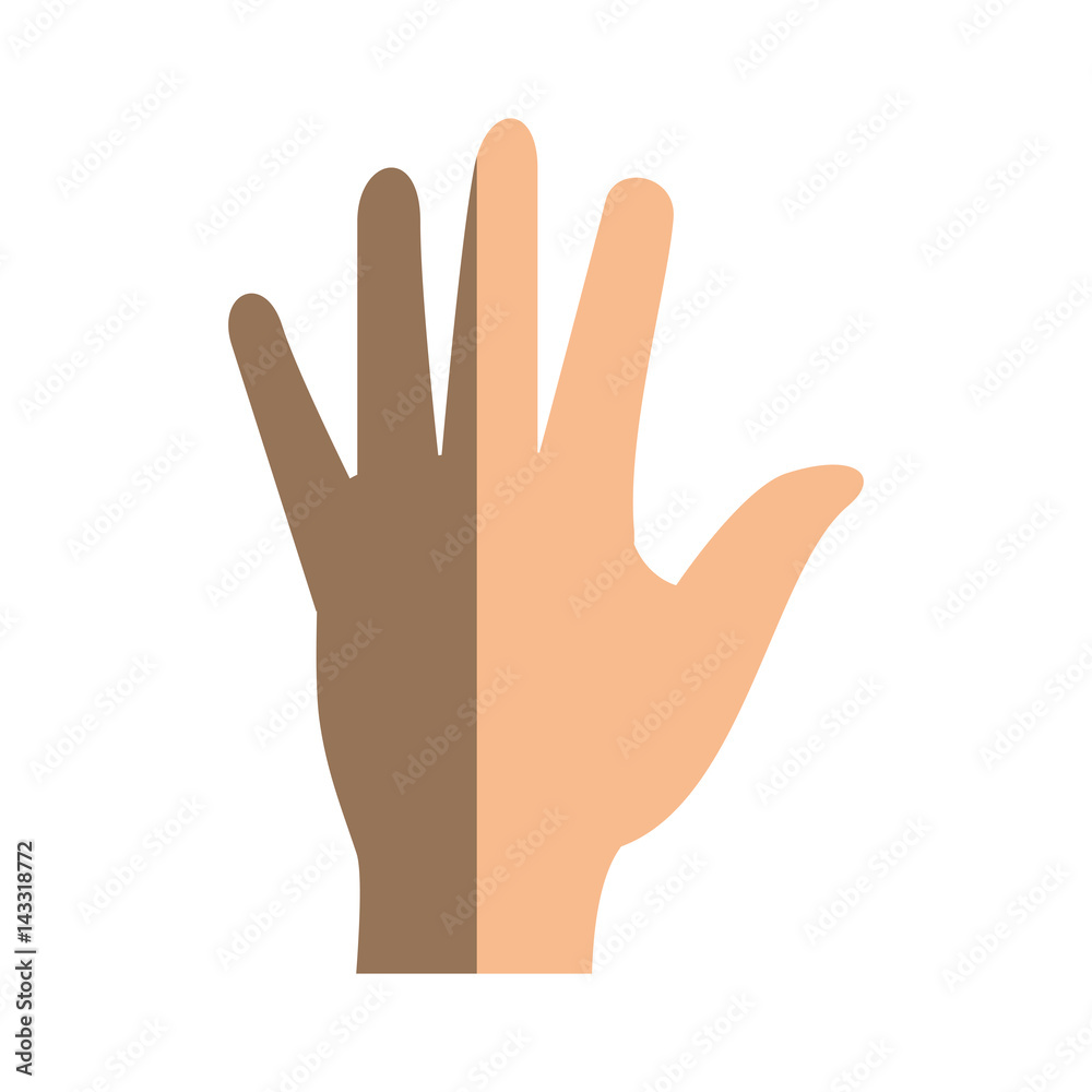 hand human isolated icon vector illustration design hand human isolated icon vector illustration design