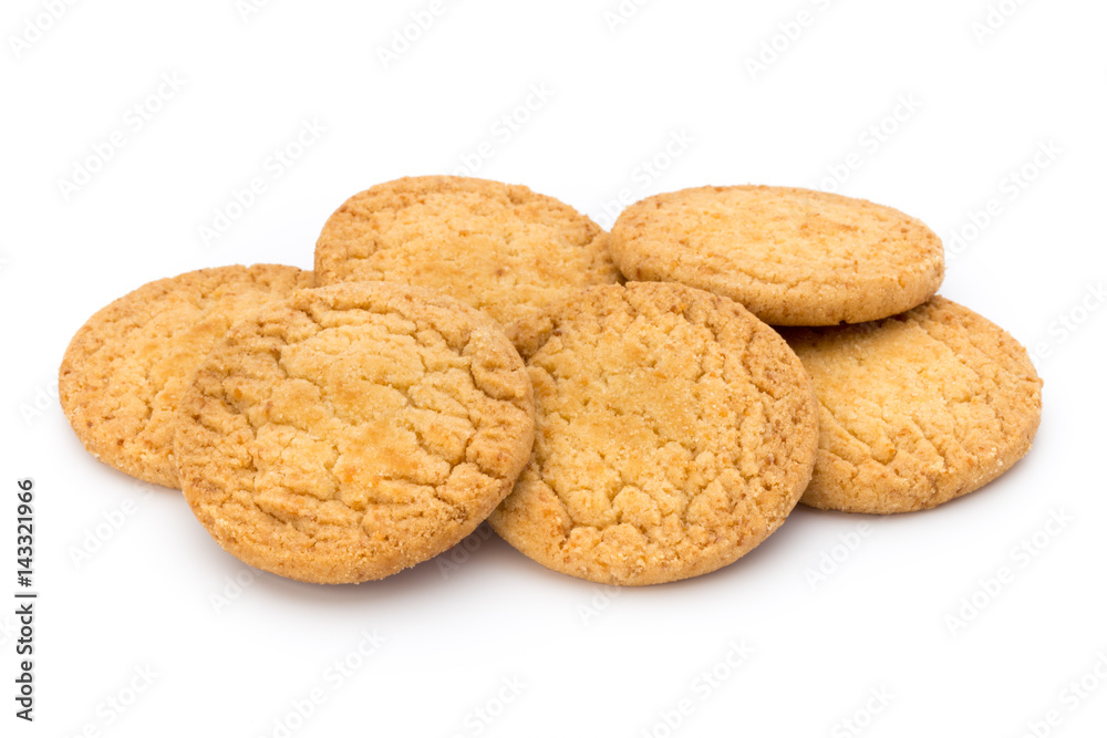 Cookies nuts on the isolated on white background. Cookies nuts on the isolated on white background.