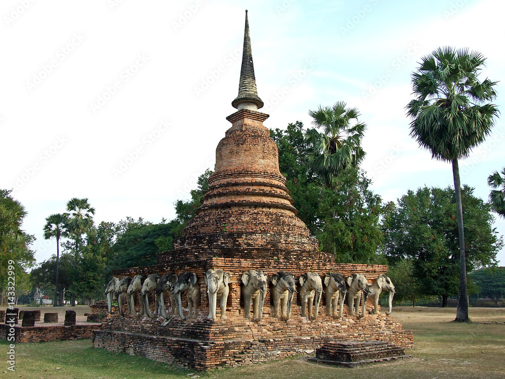 Fototapeta premium Thailand - Sukhothai - Wat Sorasak