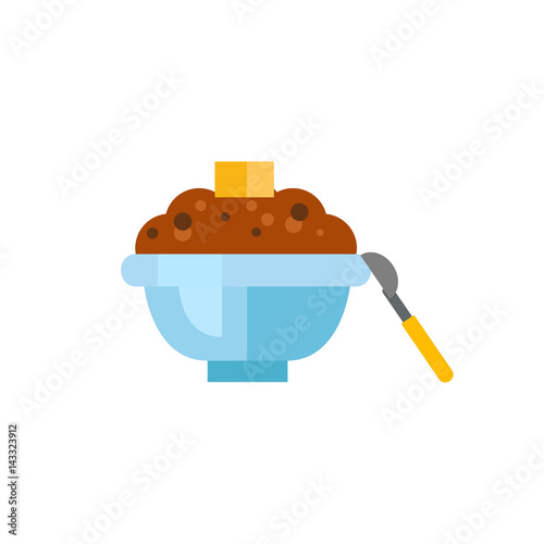 Buckwheat porridge icon