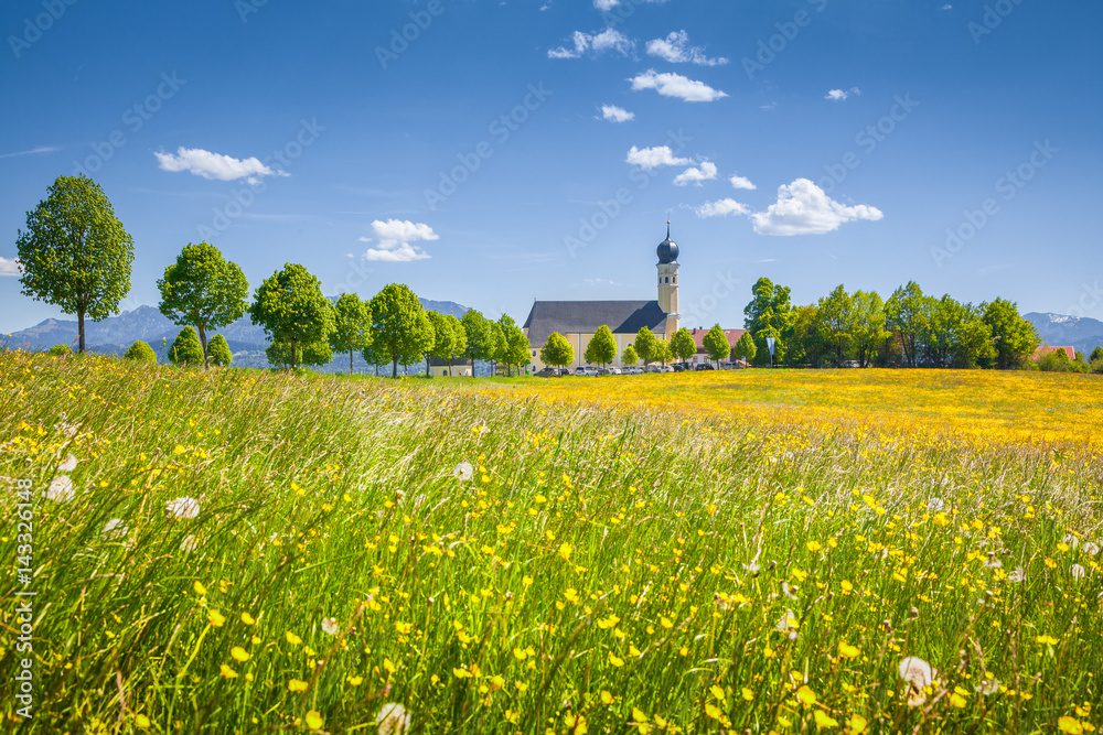 Church of Wilparting, Bavaria, Germany