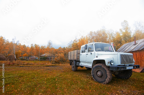 Big truck at morning © olinchuk