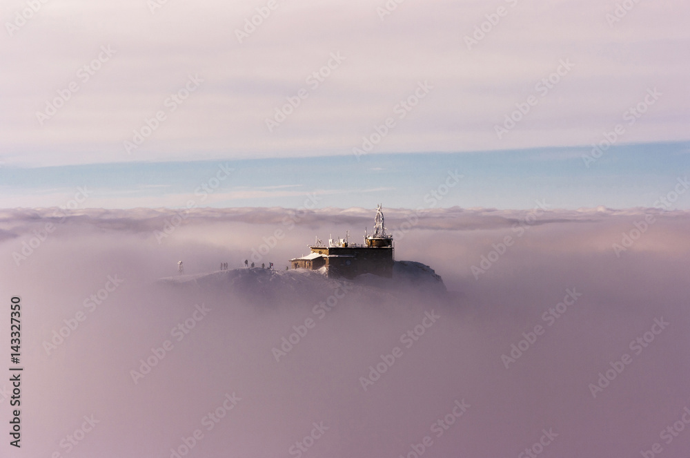 Meteorological observatory on Kasprowy Wierch. Tatry. Poland